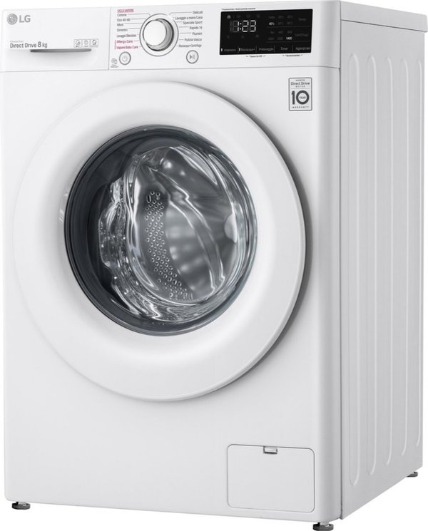 LG F4WV308S3E wasmachine Voorbelading 8 kg