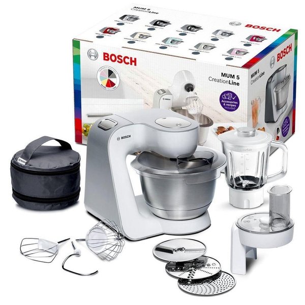 Bosch MUM58227 - Keukenmachine - Wit/Zilver